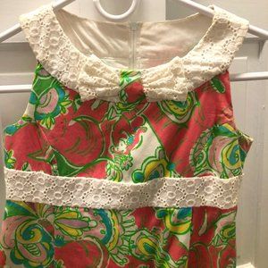 Lilly Pulitzer Girls Dress Size 7